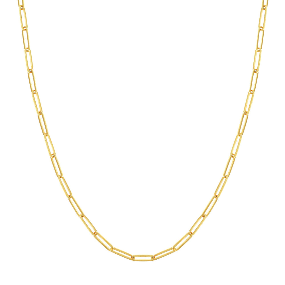 14k Gold Paperclip Chain Necklace – Smyth Jewelers