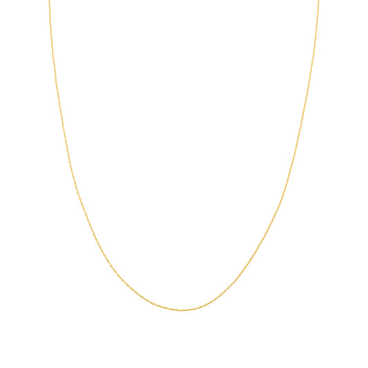 14k Yellow Gold Rope Necklace