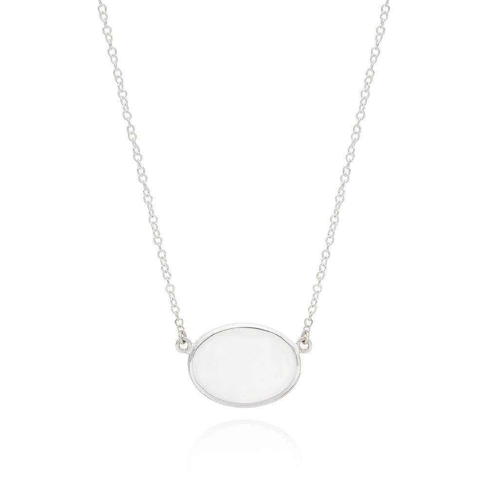 Anna Beck Two Tone Classic Medium Oval Necklace