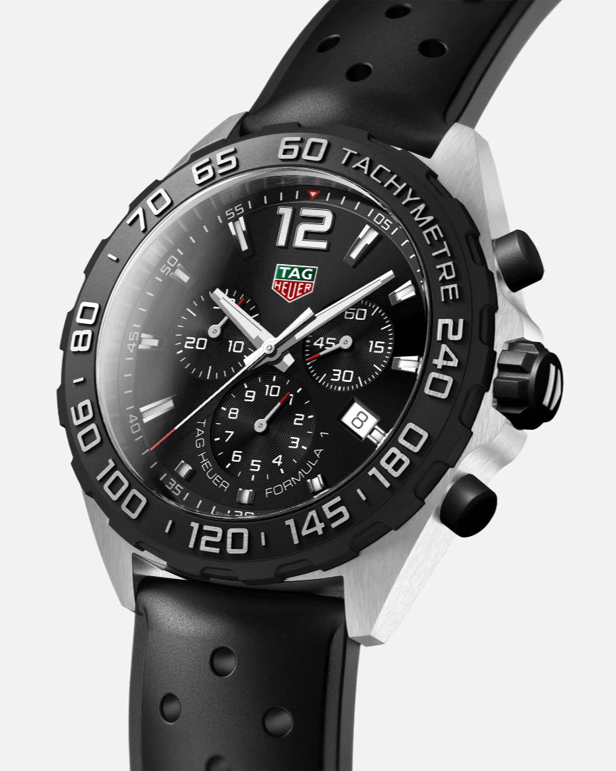 Tag Heuer Gents Formula 1 Chronograph 43mm Quartz - Black