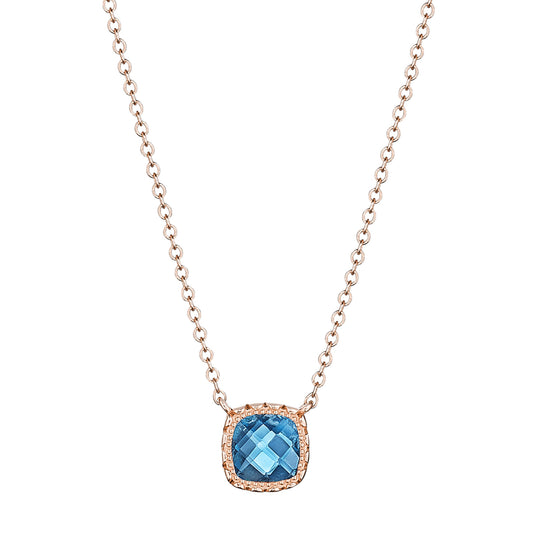 Tacori Cushion London Blue Topaz Necklace