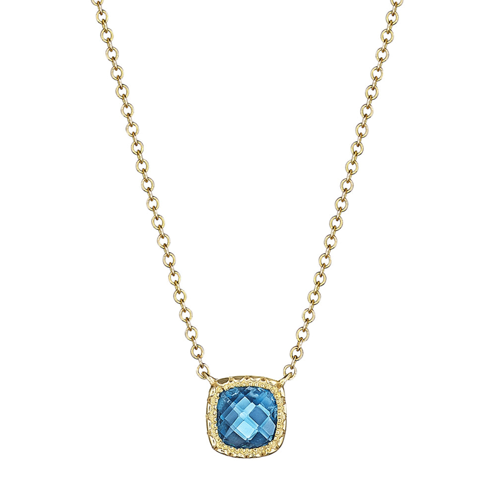 Tacori Cushion London Blue Topaz Necklace