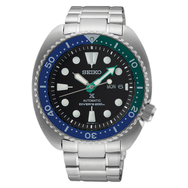 Seiko Prospex Divers Watch 45mm Black Silver