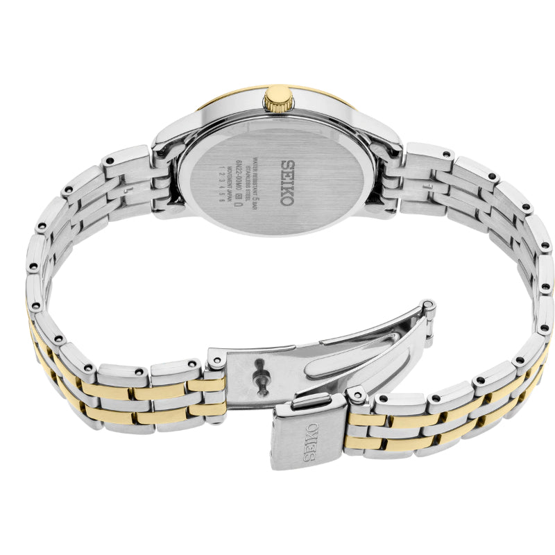 Seiko Essentials 30mm Two-Tone White Dial/Steel – Smyth Jewelers