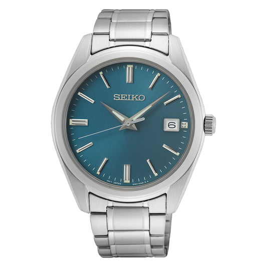 Seiko Essentials Stainless Steel 40mm Quartz Watch