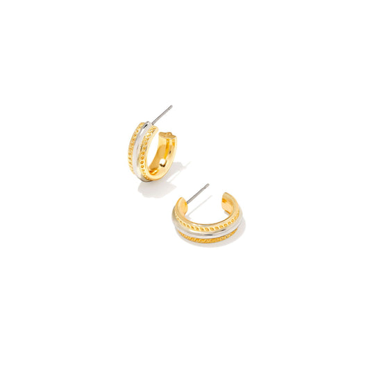 Kendra Scott Merritt Huggie Hoop Earrings