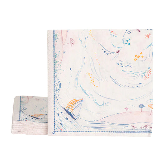 Juliska Country Estate Paper Napkins - Seaside - Set of 20