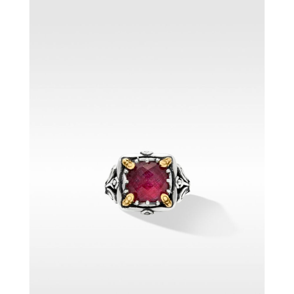 Konstantino  Ruby Doublet Ring