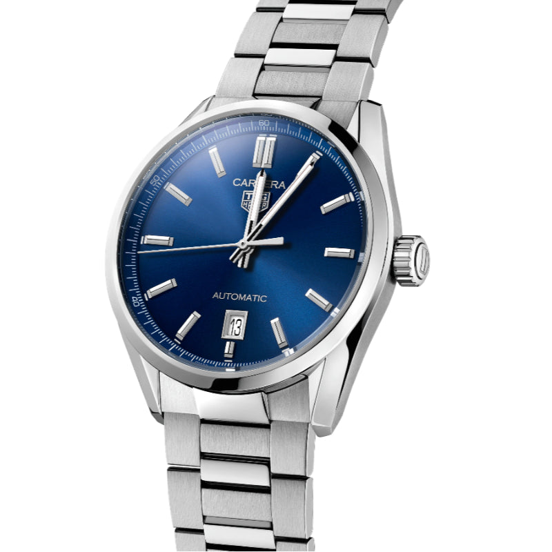 Tag Heuer Gents Carrera Automatic Watch - Blue Dial