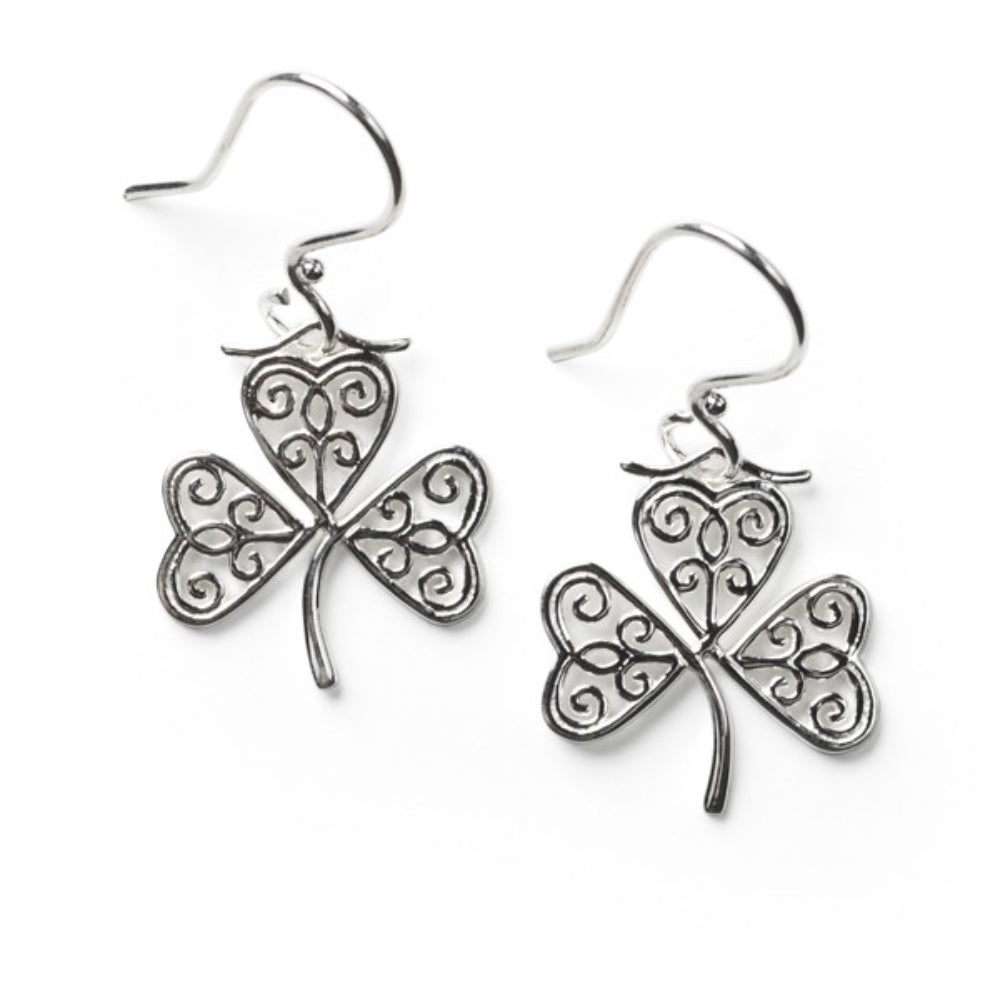 Sterling Silver Clover Earrings