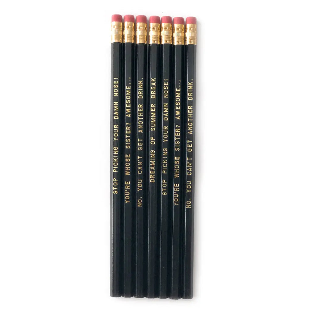 #TeacherLife, Funny Teacher Pencil Set