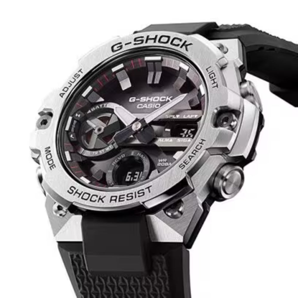 G-Shock G-Steel GST-B400 Series - Silver/Black – Smyth Jewelers