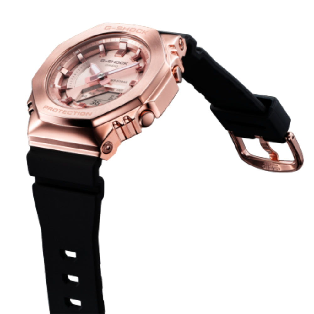 G-Shock Metal Covered Women's Rose Gold/Black