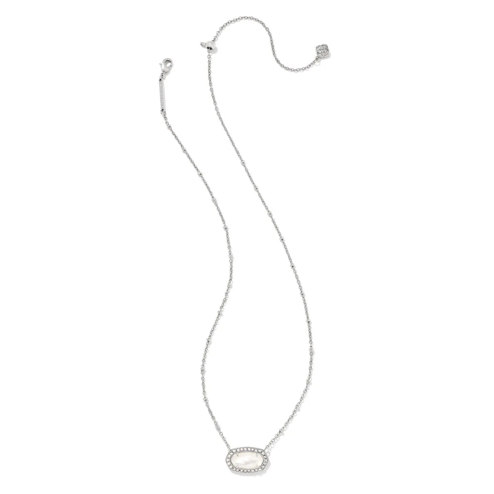 Kendra Scott Pearl Beaded Elisa Pendant Necklace in Ivory Mother