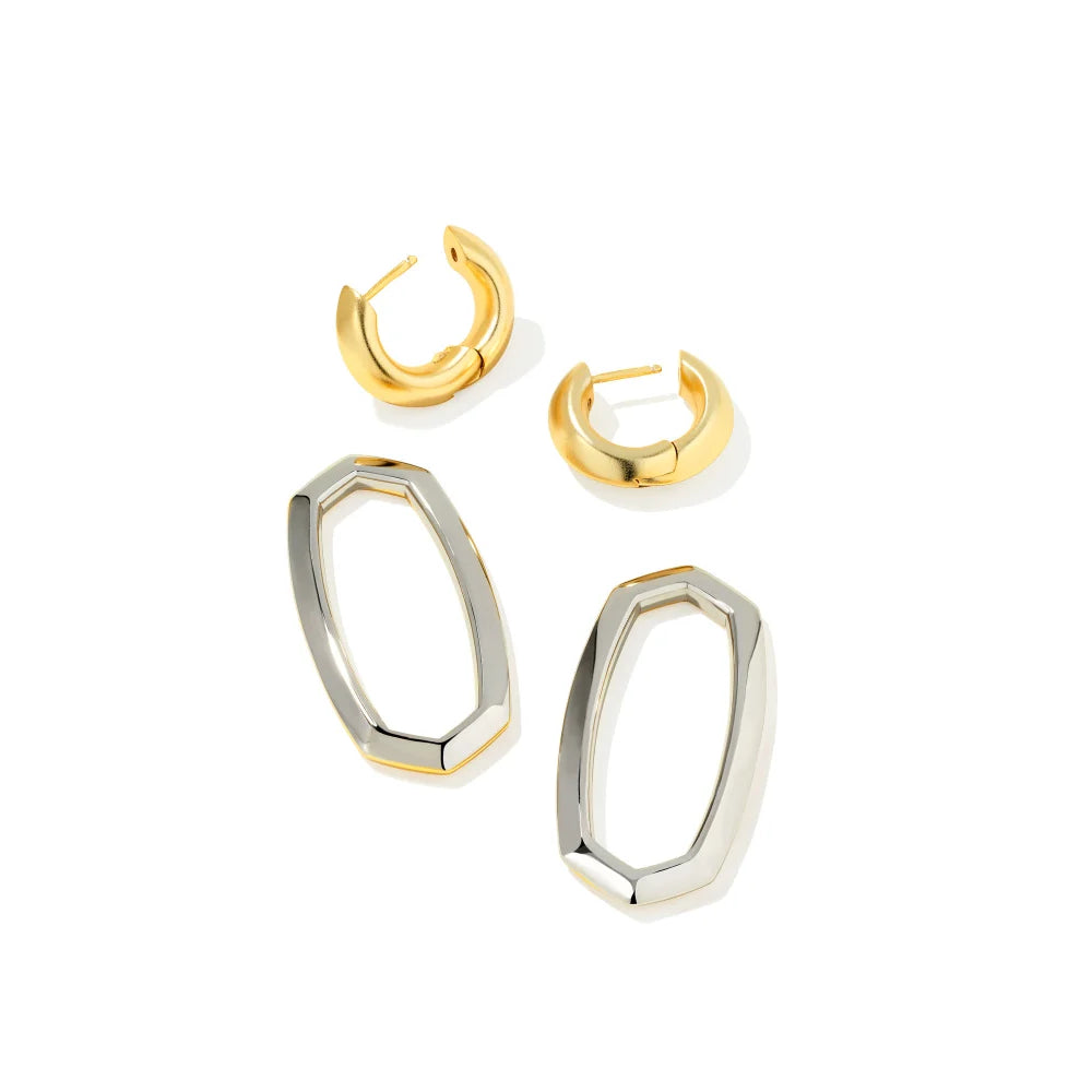 Kendra Scott Danielle Convertible Link Earrings in Mixed Metal