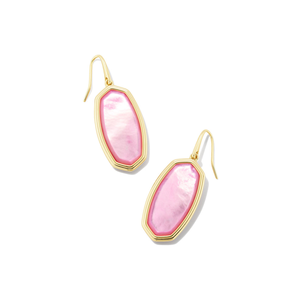 Kendra Scott Framed Elle Gold Drop Earrings