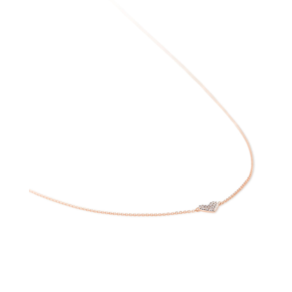 Daphne Link and Chain Necklace in Gold Coral Pink Mother of Pearl by K –  Lemons and Limes Boutique