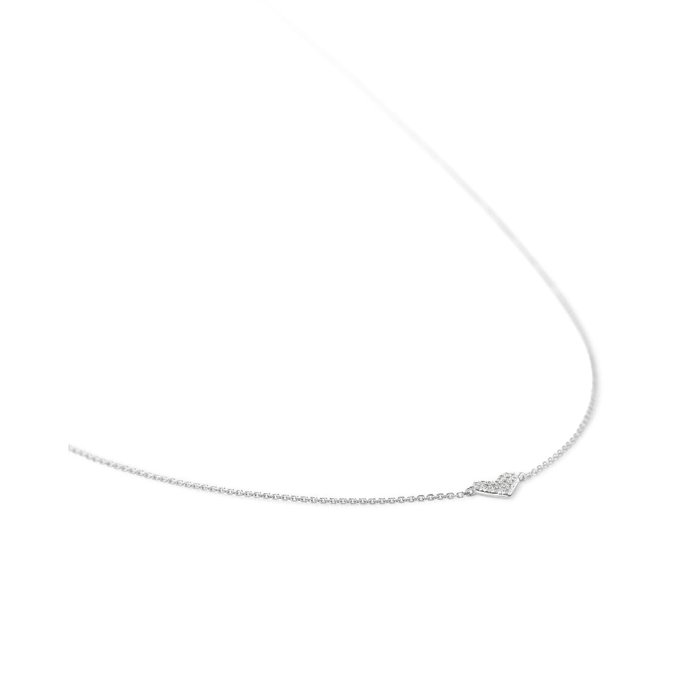 Framed Ari Heart Silver Short Pendant Necklace in Lilac Opalescent Resin | Kendra  Scott
