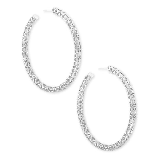 Kendra Scott Maggie Hoop Earrings in Filigree