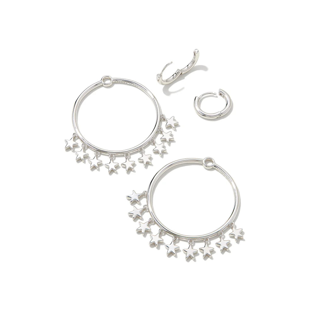 Star hoop earrings kendra scott store