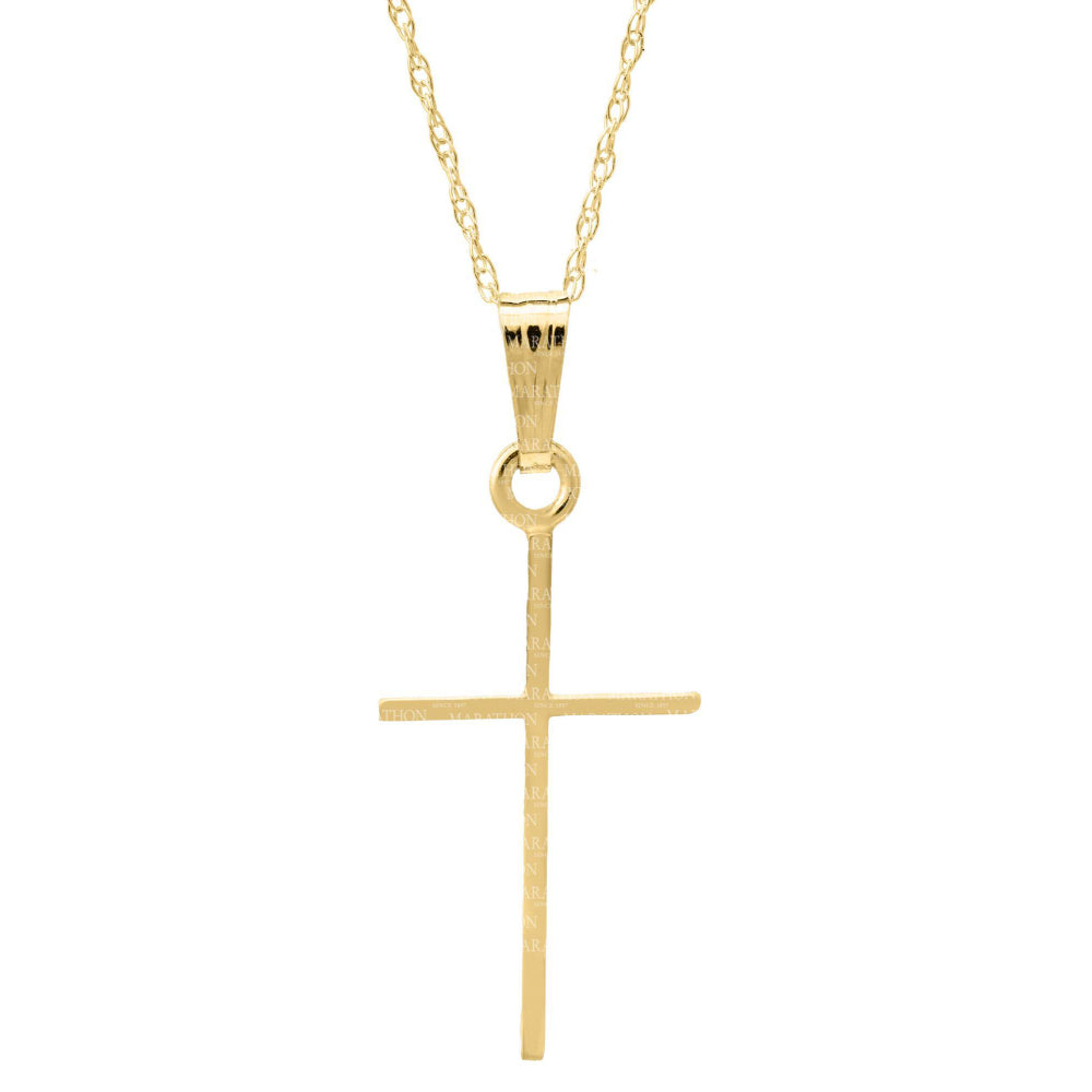 Children's 14k Gold Cross Pendant