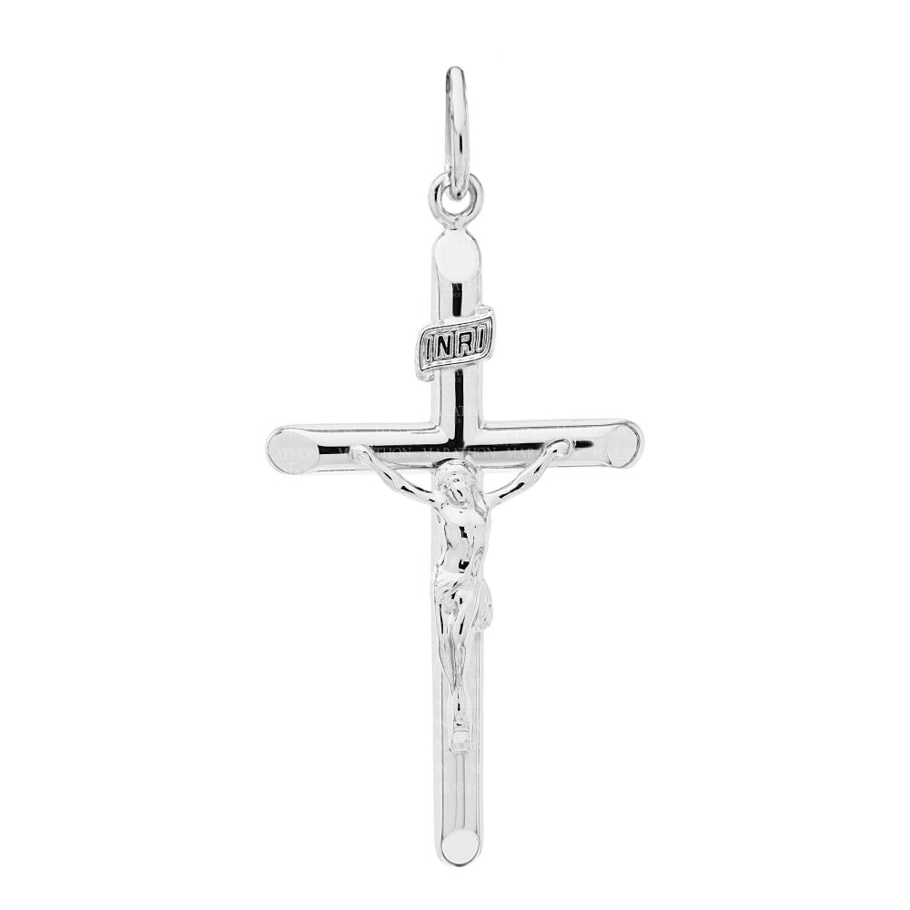 Sterling Silver Crucifix Pendant Necklace