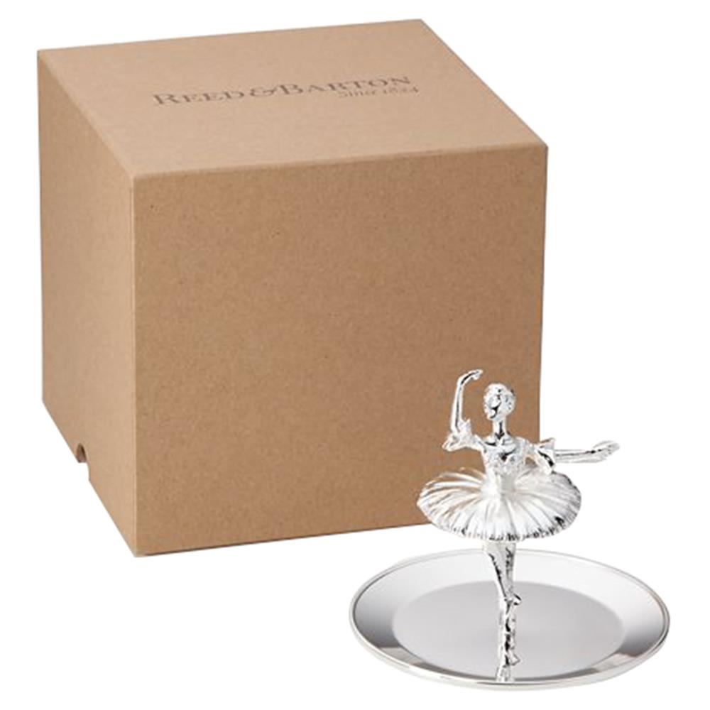 Reed & Barton Ballerina™ Modern Classic Silver-Plated Ring Holder / Trinket  Dish