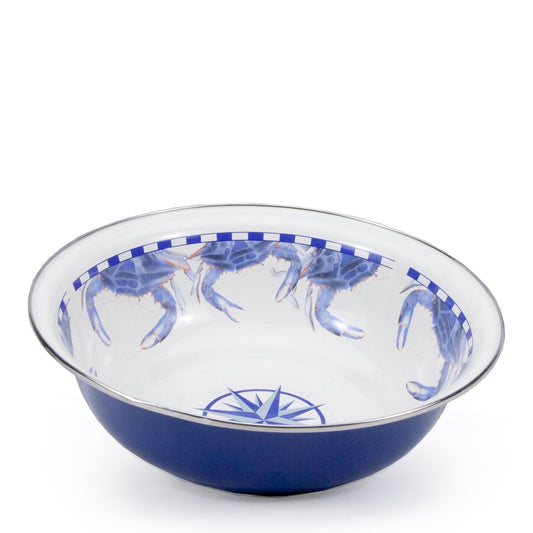 Golden Rabbit Blue Crab Serving Basin