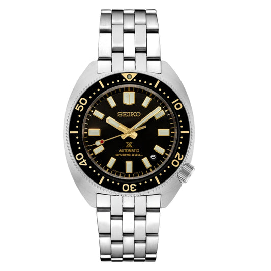 Seiko Prospex Collection 41mm Automatic Diver's Watch - Black/Steel SPB315