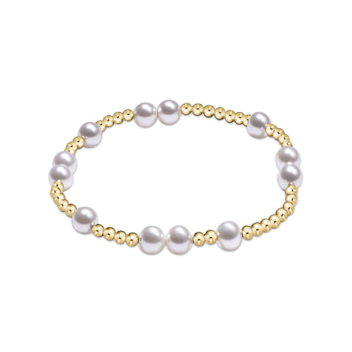 enewton 6.25" Hope Unwritten Bracelet - Pearl 6mm