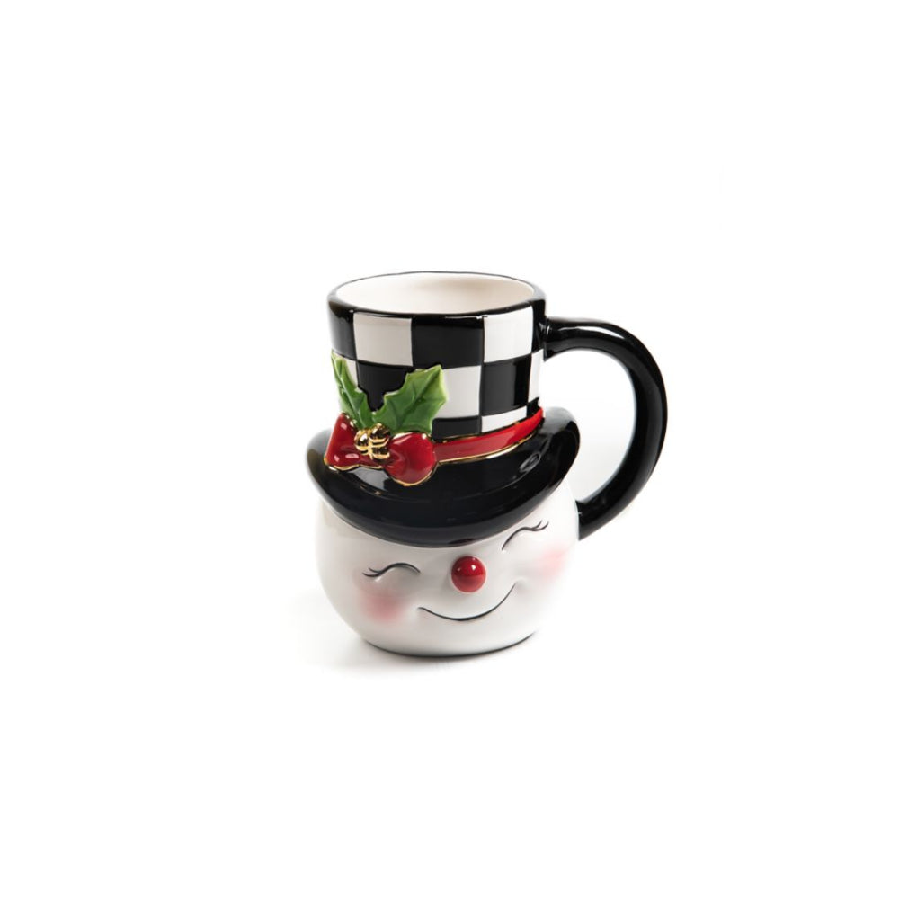 16oz Nostalgic Ceramic Snowman Mug – Mr. Christmas